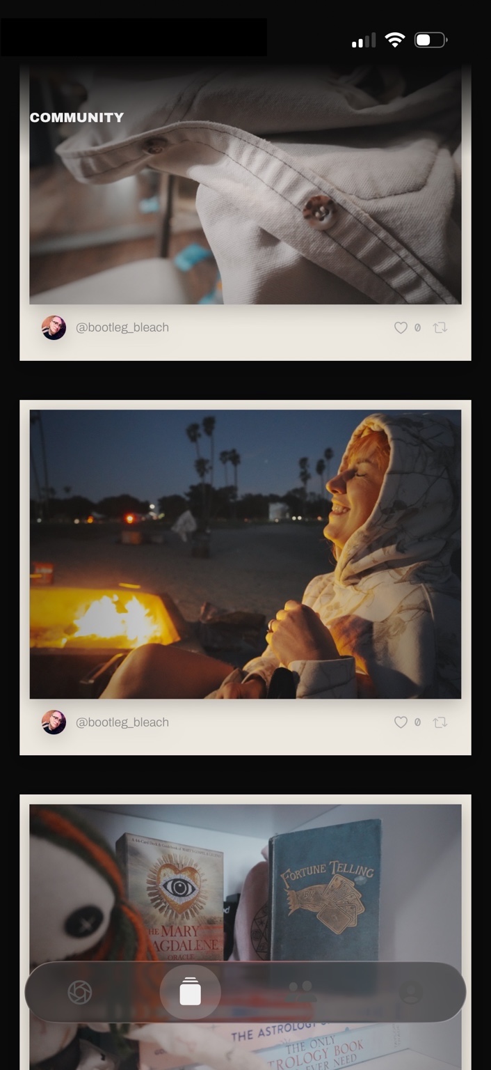 Shootbox community feed preview