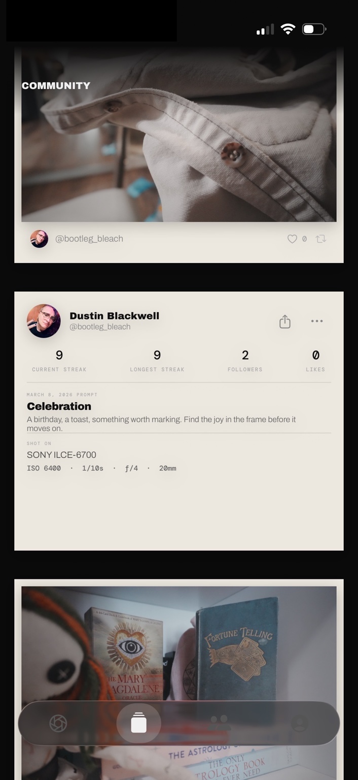 Shootbox profile detail preview